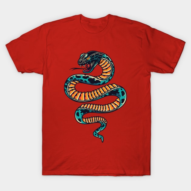 Poisonous Snake T-Shirt by Mako Design 